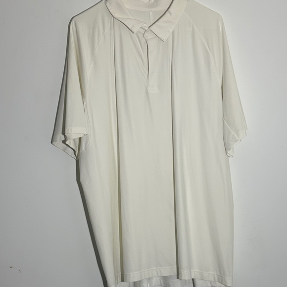 Lululemon Athletica Off-White Polo Shirt - Picture 1 of 6